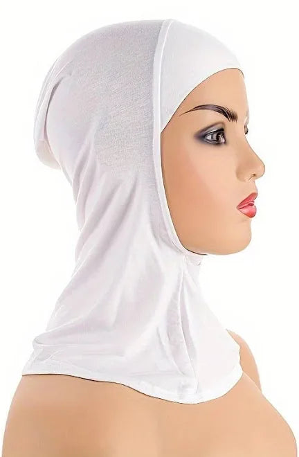 White Hijabi Undercap